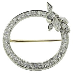 Tiffany & Co. Diamond Circle Brooch