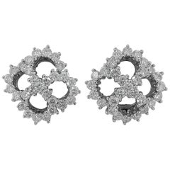 Platinum Clip-on Earrings