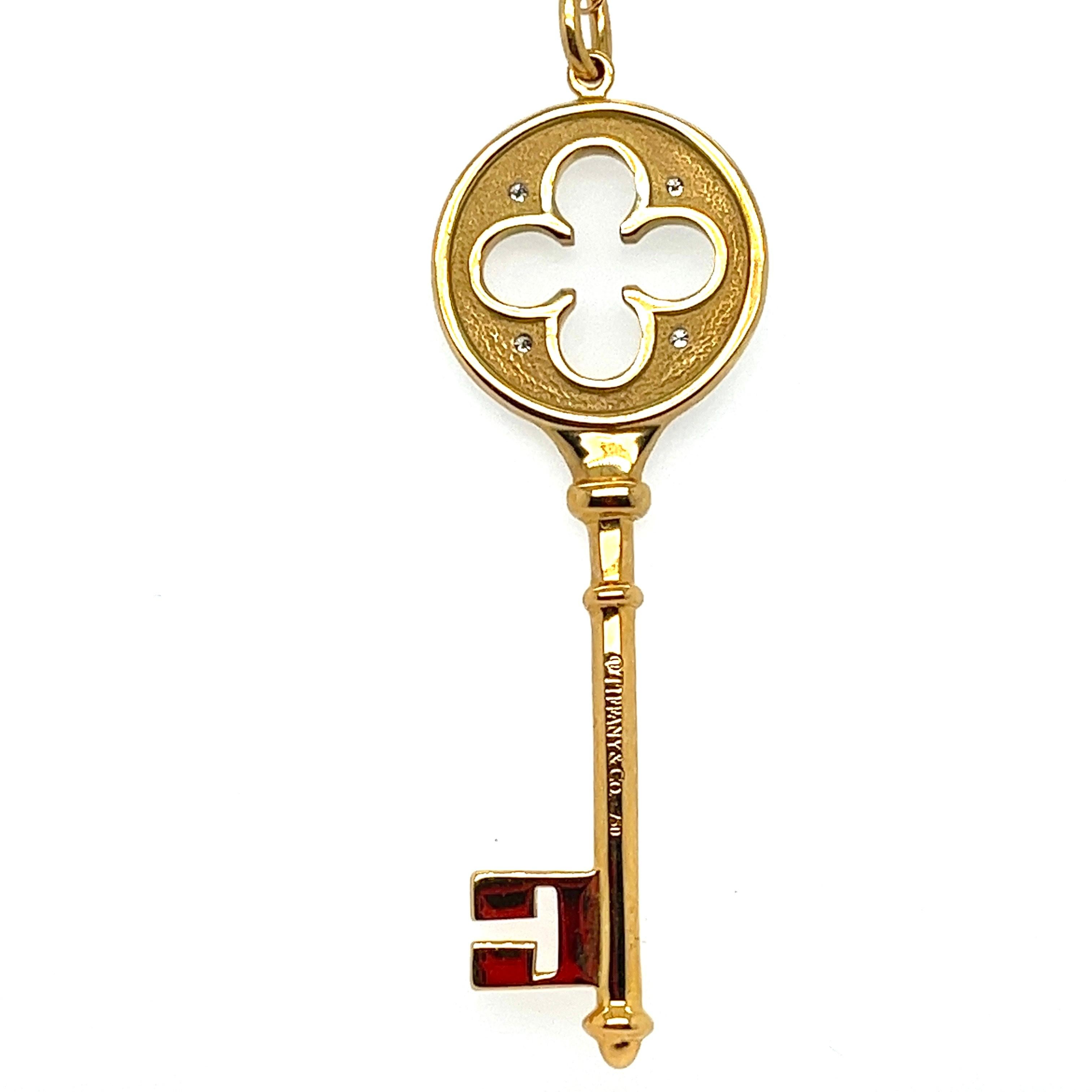 tiffany 3 keys necklace