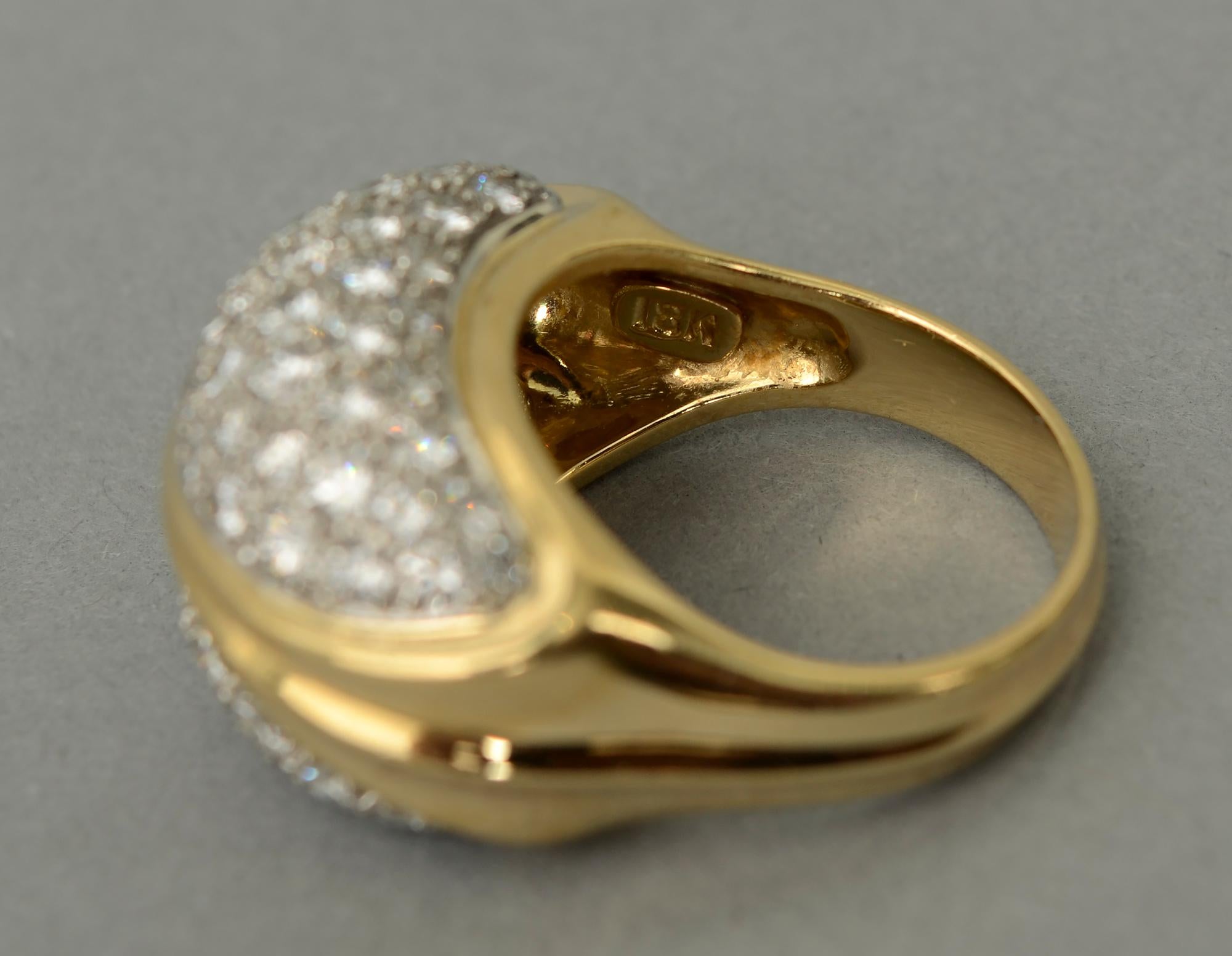 Round Cut Tiffany & Co. Diamond Cocktail Ring For Sale