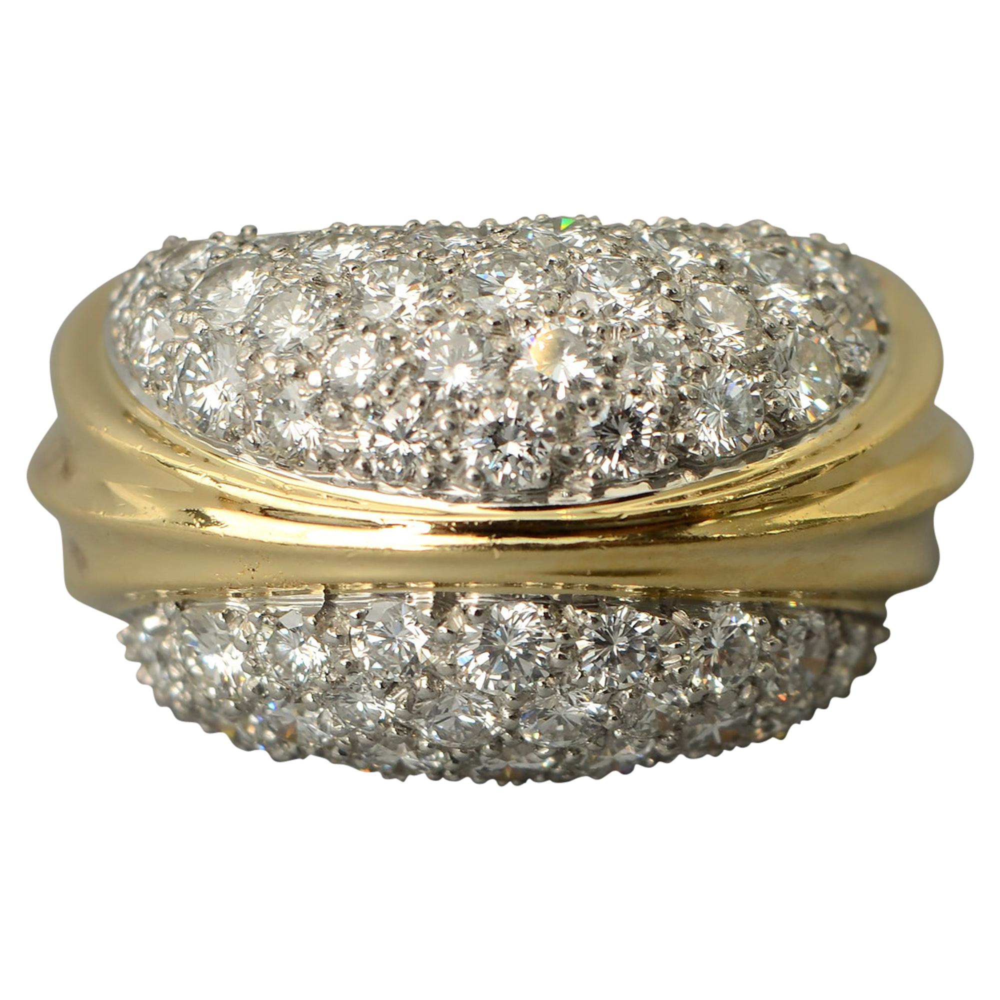 Tiffany And Co Diamond Cocktail Ring American Circa 1960 For