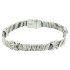Tiffany & Co. Diamond Cross Bracelet