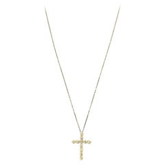 Tiffany & Co Croix en diamant Large pt950