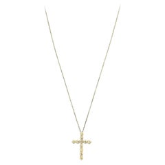 Tiffany Co Diamond Cross Large pt950