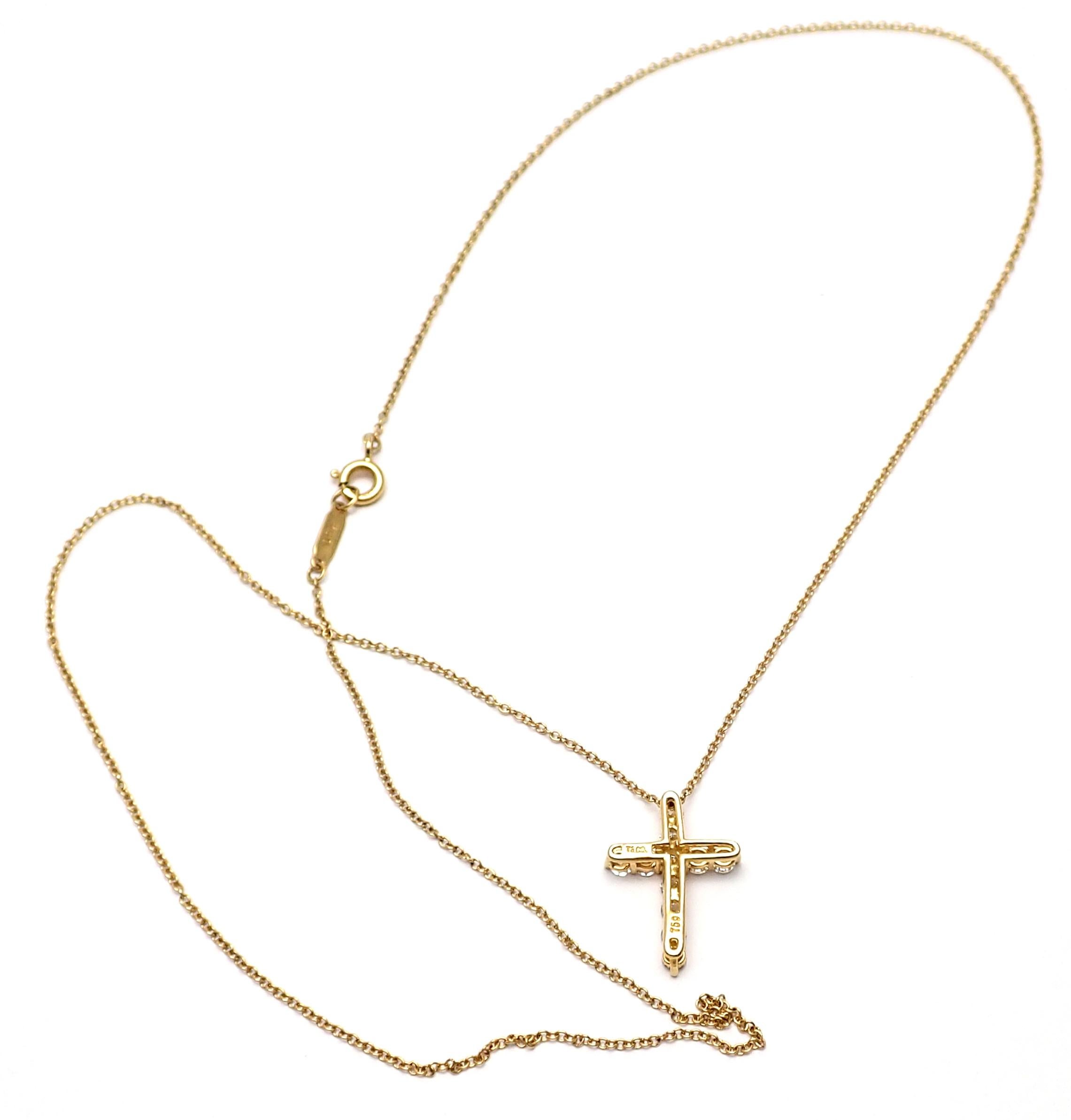 tiffany diamond cross