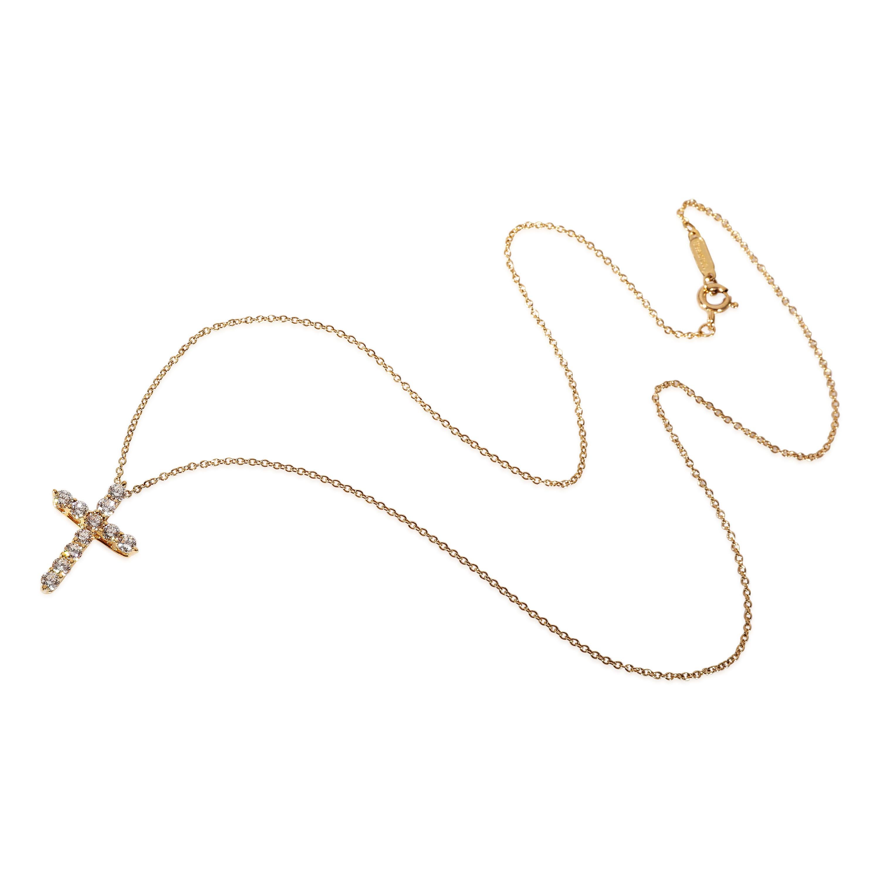 Tiffany & Co. Diamond Cross Pendant in 18k Yellow Gold 0.5 CTW

PRIMARY DETAILS
SKU: 121335
Listing Title: Tiffany & Co. Diamond Cross Pendant in 18k Yellow Gold 0.5 CTW
Condition Description: Retails for 3300 USD. In excellent condition and