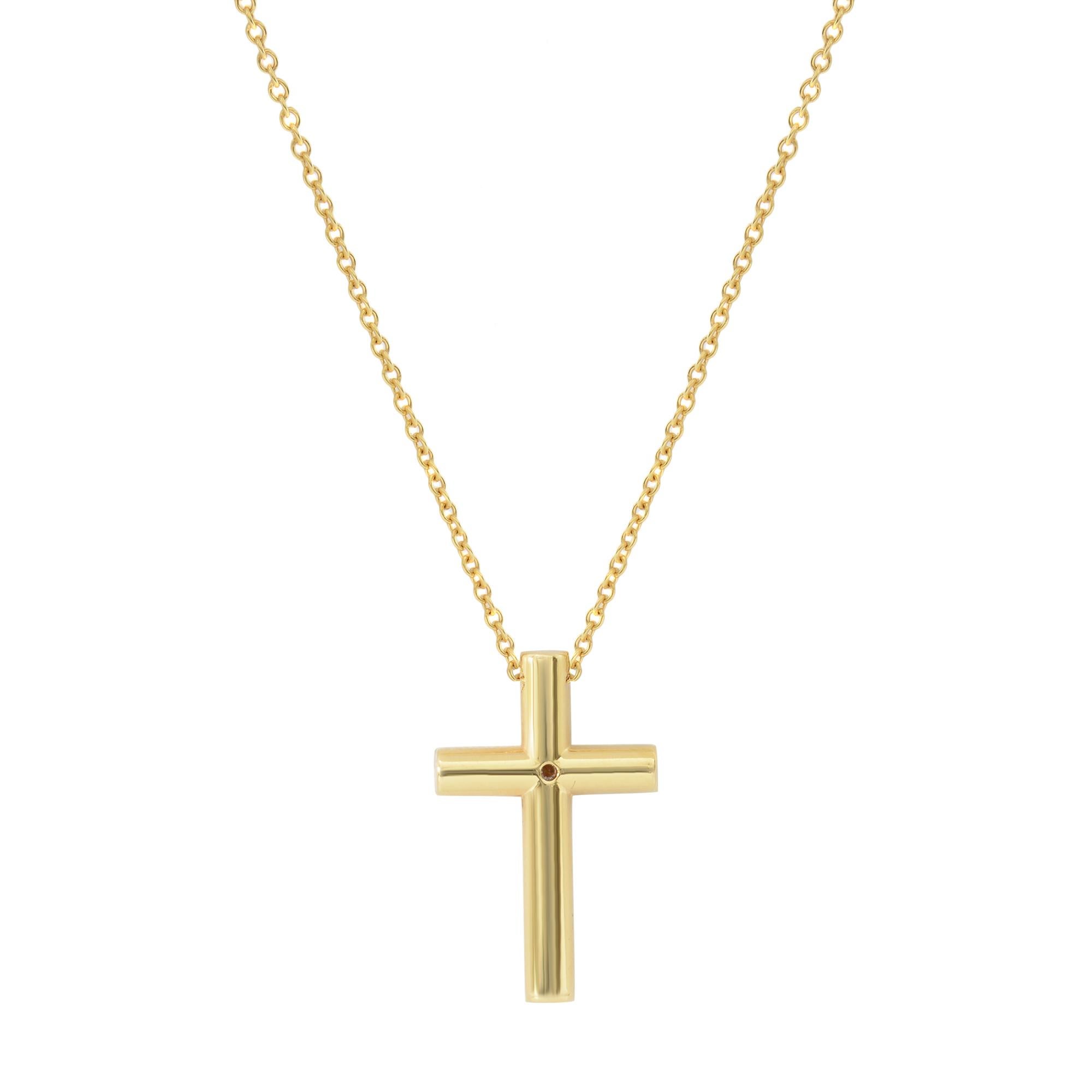 sideways cross necklace tiffany's