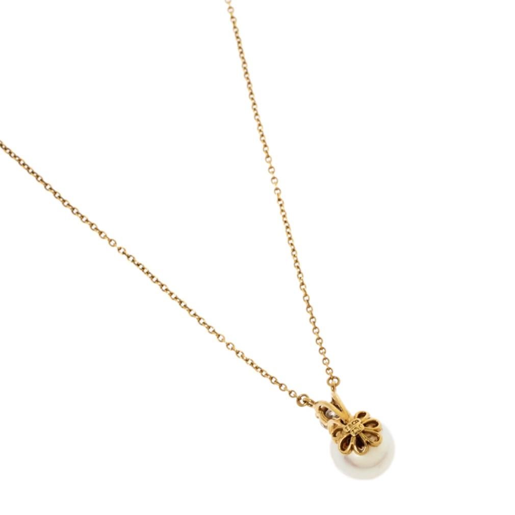 single pearl necklace tiffany
