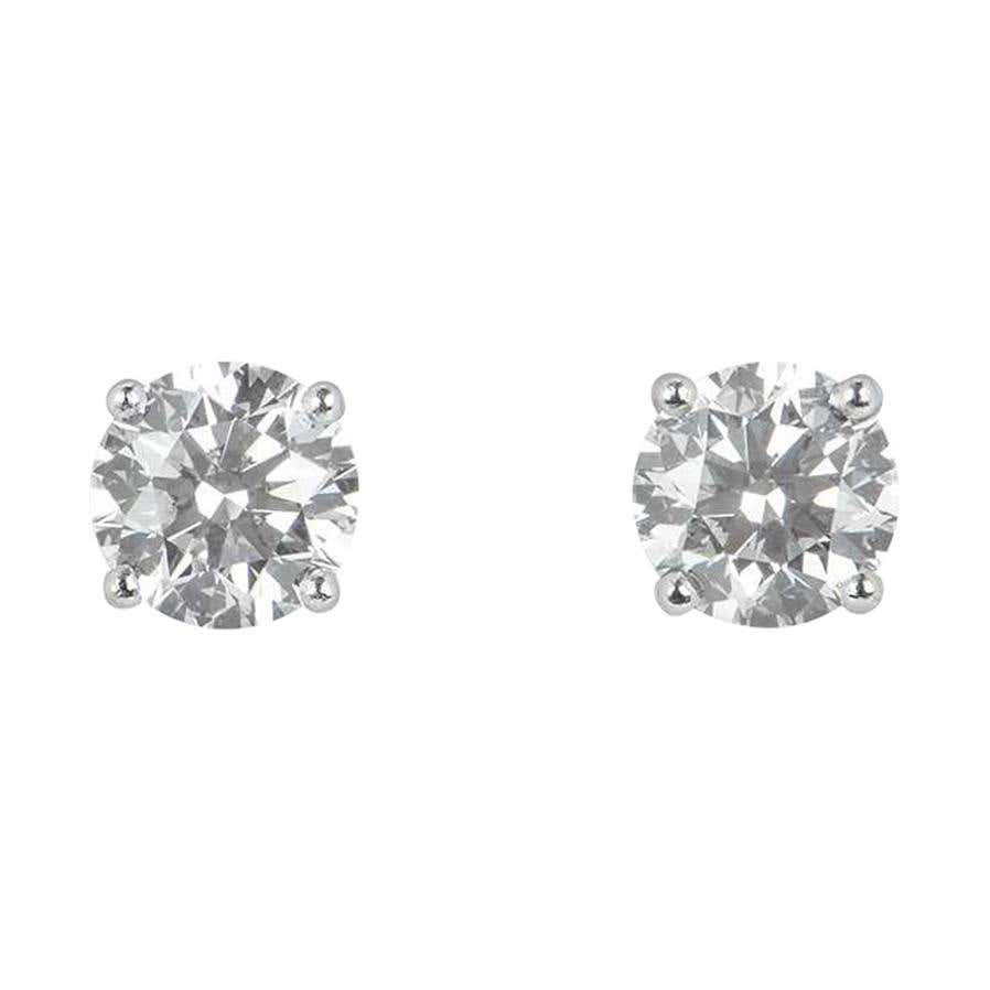 Antique Platinum Stud Earrings - 366 For Sale at 1stdibs - Page 2