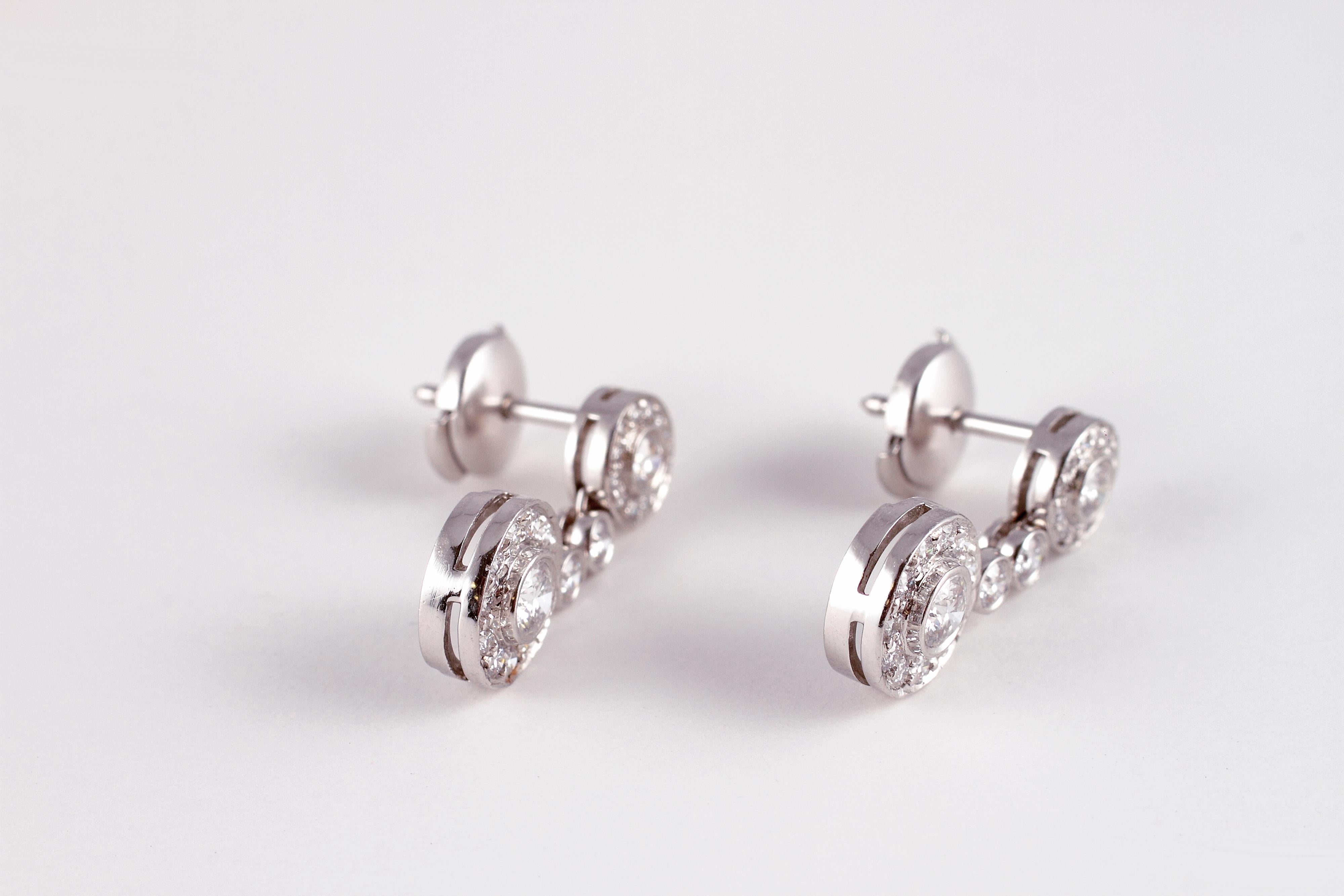 diamond drop earrings tiffany