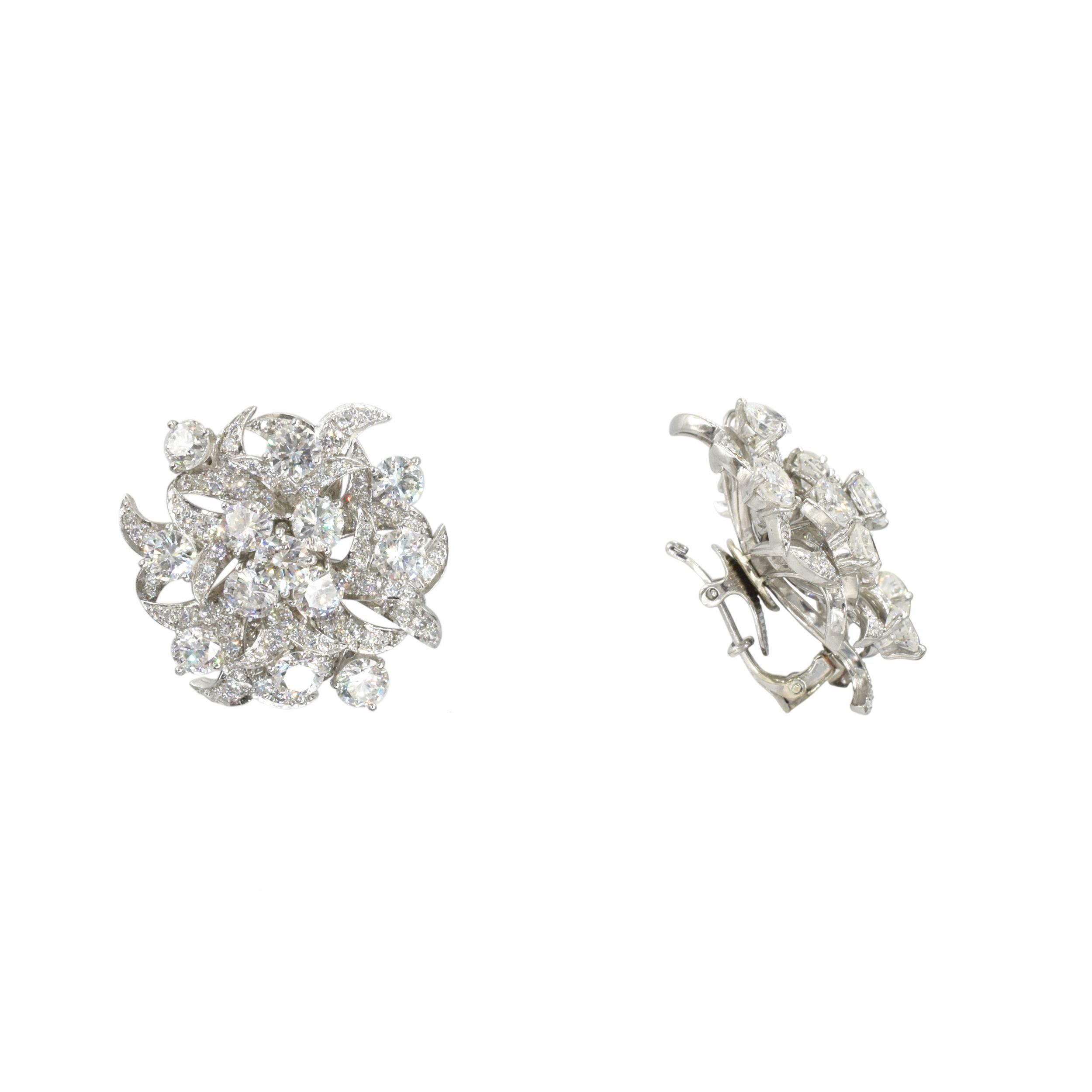 Donald Claflin, Donald Claflin, Diamant-Ohrringe von Tiffany & Co 2