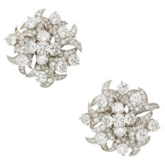 Donald Claflin Boucles d'oreilles Tiffany & Co en diamants