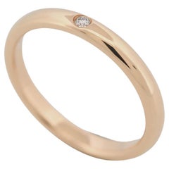 Tiffany & Co. Diamant Elsa Peretti Ehering aus Roségold mit Diamanten, US 7,0