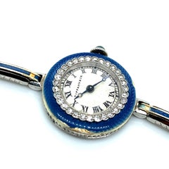 Tiffany & Co. Diamond Enamel Watch