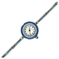 Used Tiffany & Co. Diamond Enamel Watch
