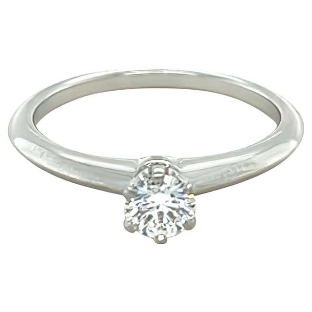 Tiffany and Co Engagement Ring 1.00ct For Sale at 1stDibs | tiffany ...