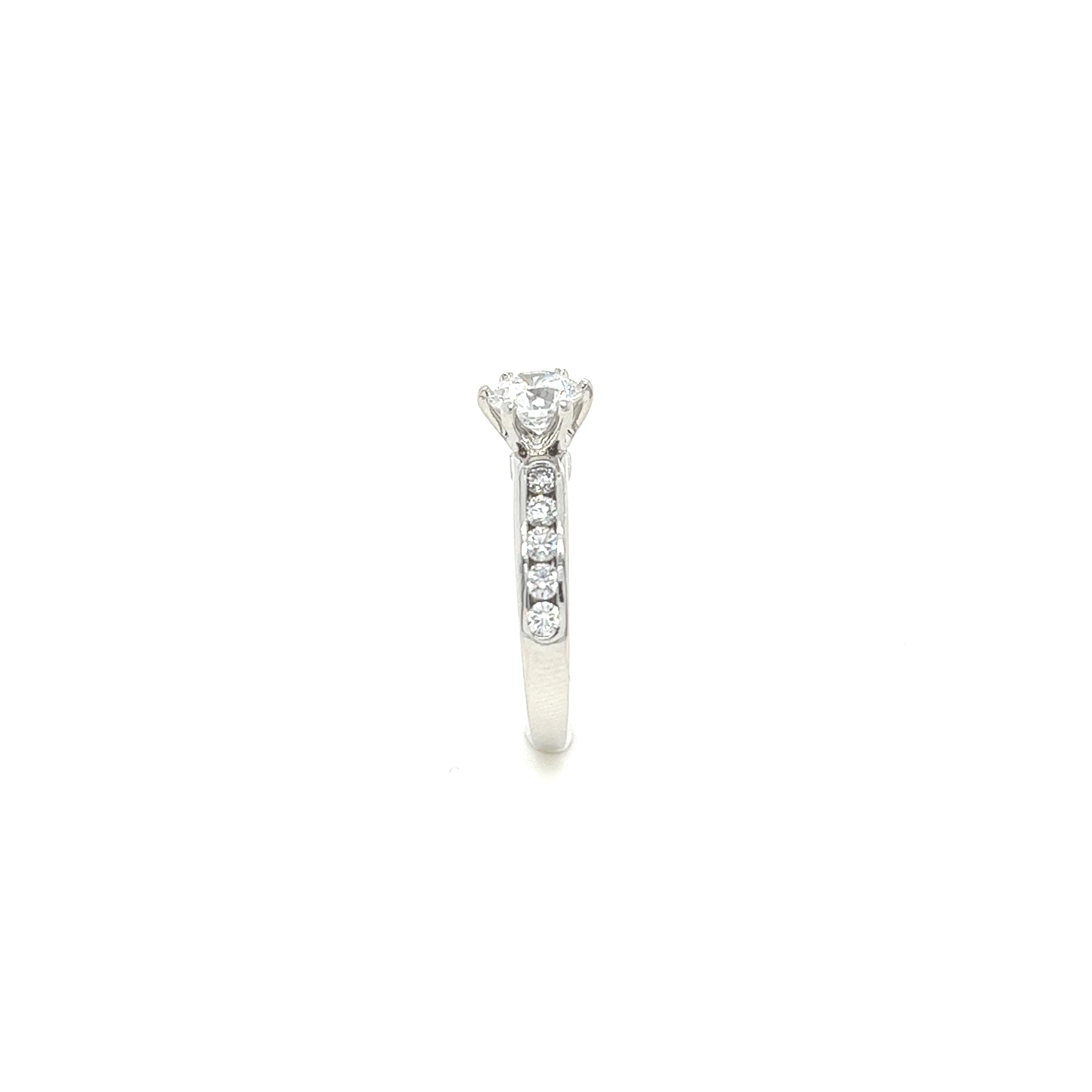 Women's Tiffany & Co Diamond Engagement Ring 1.12ct