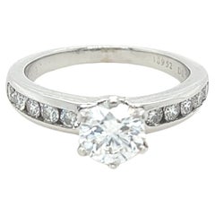 Tiffany & Co, bague de fiançailles diamant 1.12 carat