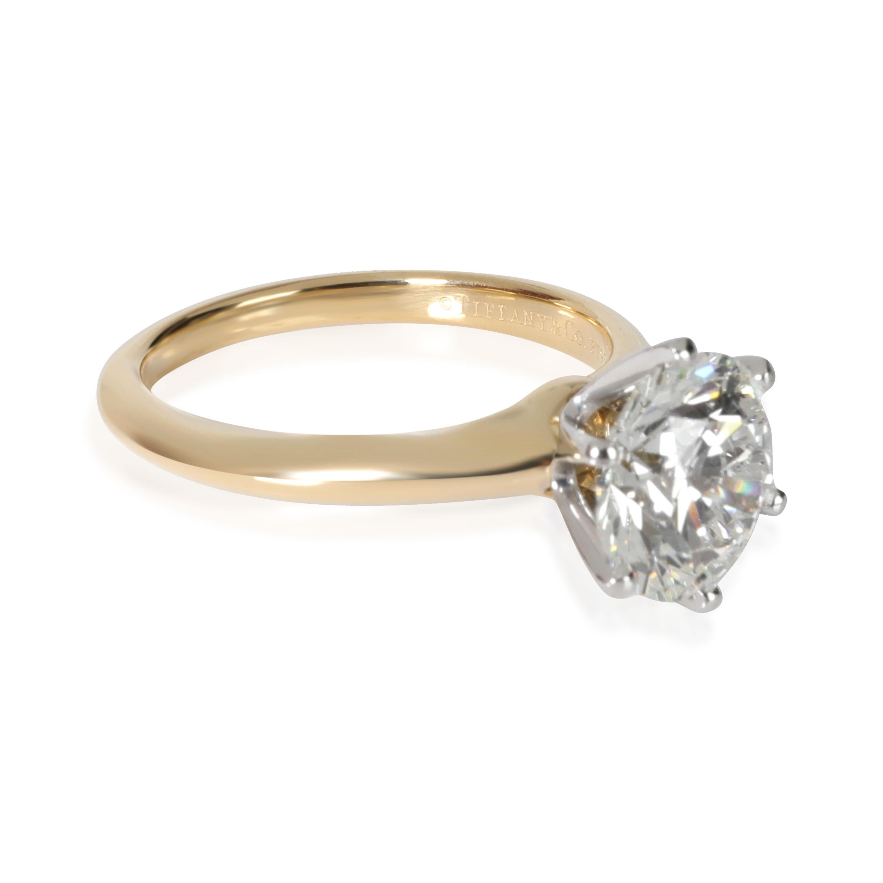 tiffany engagement ring yellow gold