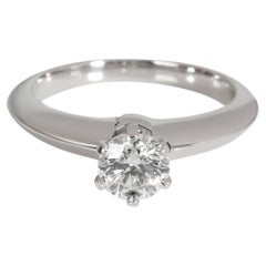 Tiffany & Co. Diamant-Verlobungsring aus 950 Platin H VS1 0,53 CTW