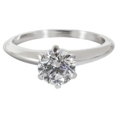 Tiffany & Co. Diamond Engagement Ring in Platinum D IF 1.05 CTW