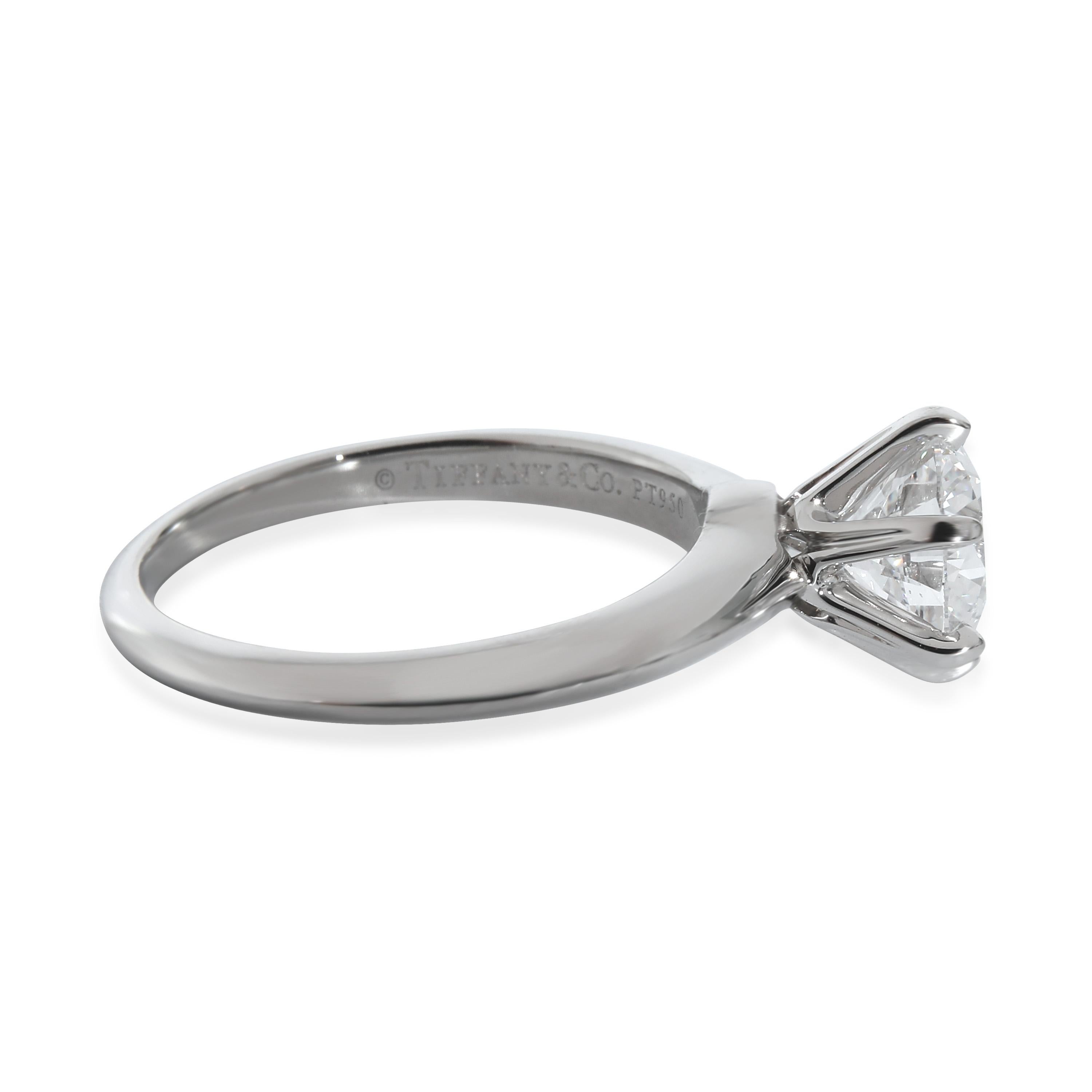 Tiffany & Co. Diamond Engagement Ring in  Platinum E VS2 1.29 CTW

PRIMARY DETAILS
SKU: 131850
Listing Title: Tiffany & Co. Diamond Engagement Ring in  Platinum E VS2 1.29 CTW
Condition Description: Retails for 25000 USD. In excellent condition and
