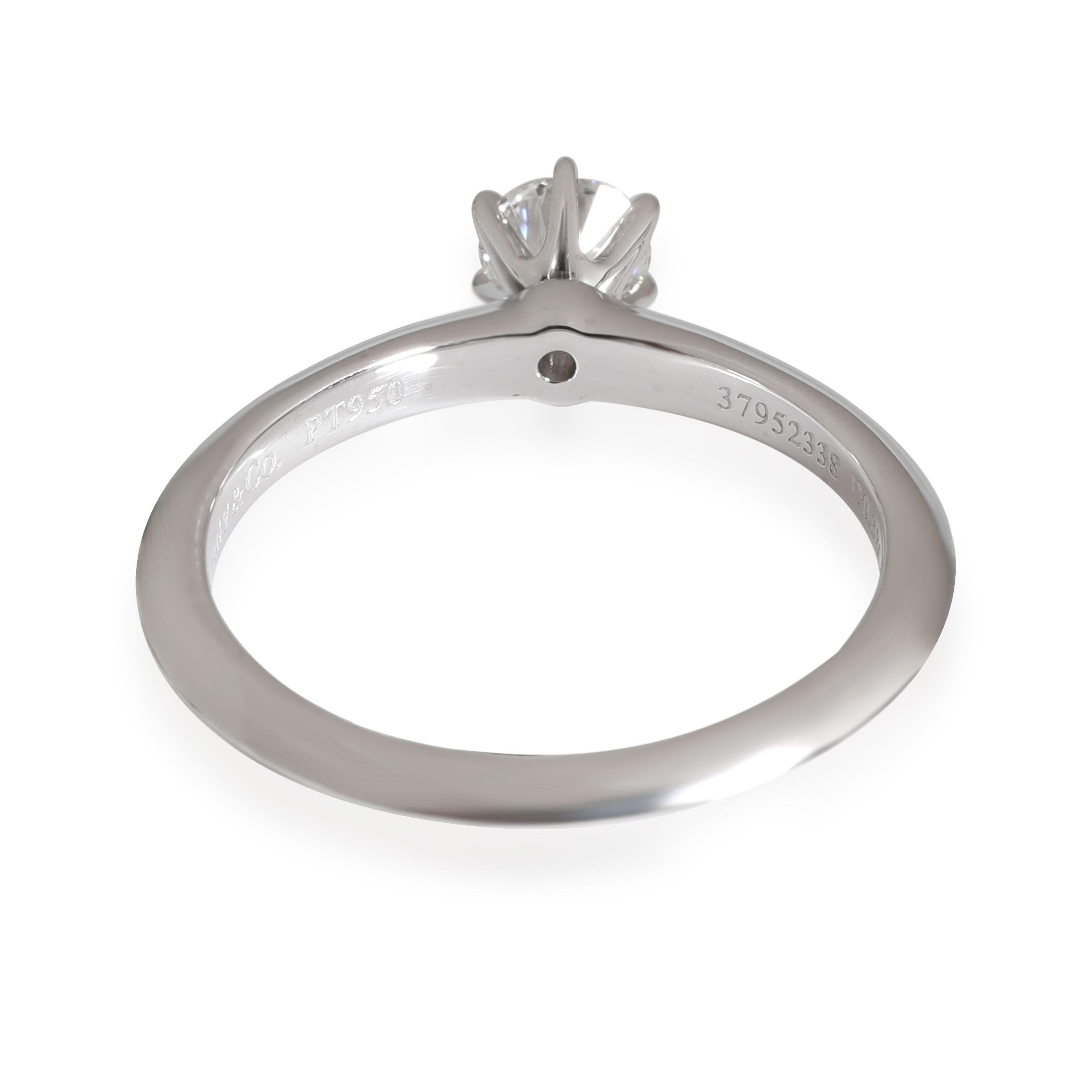 Tiffany & Co. Diamond Engagement Ring in Platinum F VVS2 0.38 CTW

PRIMARY DETAILS
SKU: 116616
Listing Title: Tiffany & Co. Diamond Engagement Ring in Platinum F VVS2 0.38 CTW
Condition Description: Retails for 4855 USD. In excellent condition and