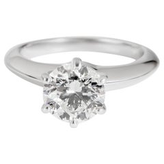 Tiffany & Co. Bague de fiançailles en platine G SI1 1,16 carat