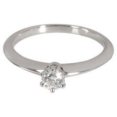 Tiffany & Co. Diamond Engagement Ring in Platinum G VS1 0.24 CTW