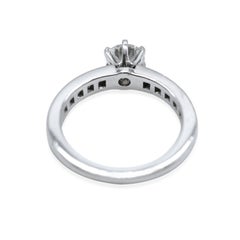 Tiffany & Co. Diamond Engagement Ring in Platinum G VVS1 1.05 CTW