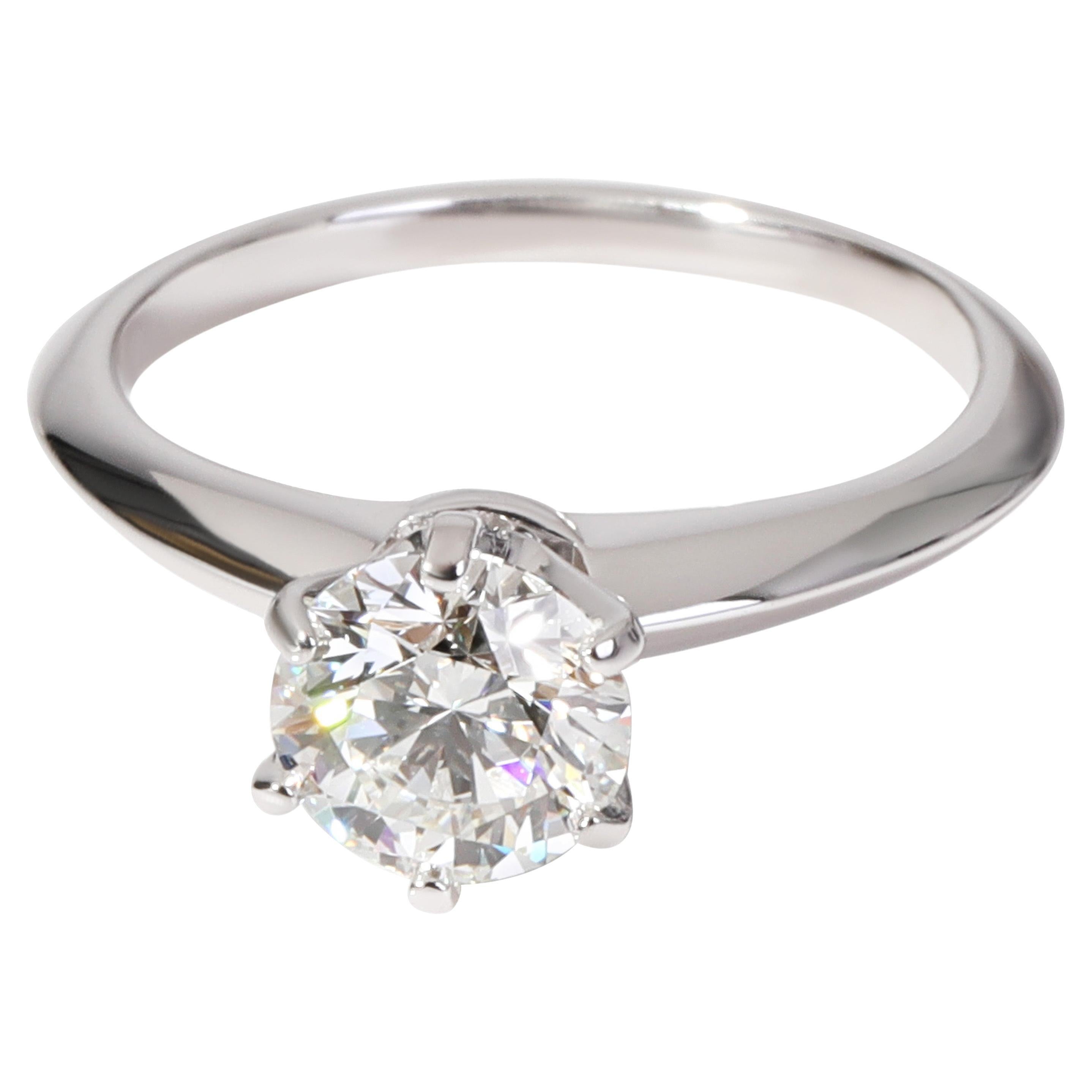 Tiffany and Co. 2.01 Carat D VVS1 Platinum Solitaire Diamond Engagement