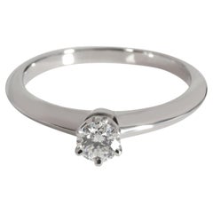 Tiffany 
Co. Diamond Engagement Ring in Platinum H VS1 0.22 CTW