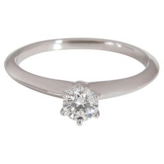 Tiffany & Co. Diamond Engagement Ring in Platinum H VS1 0.35 CTW