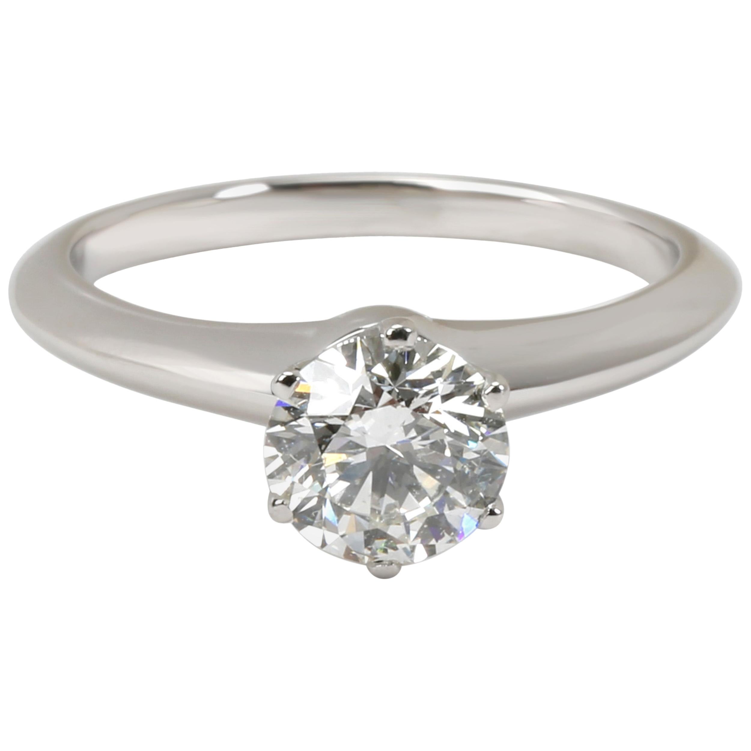 Tiffany & Co. Diamond Engagement Ring in Platinum H VS2 1.01 Carat