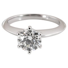 Tiffany 
Co. Diamond Engagement Ring in Platinum I VS1 0.95 CTW