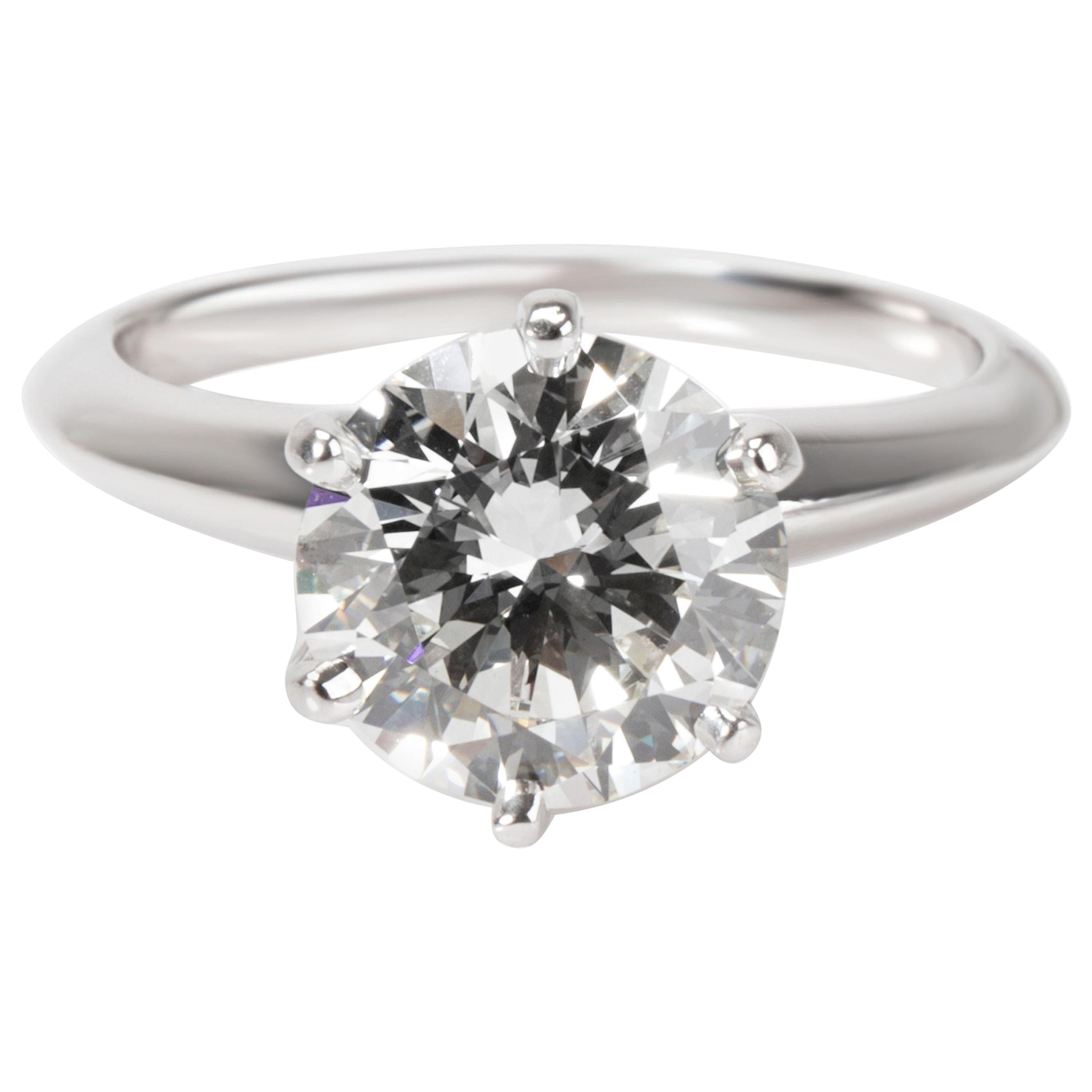 Tiffany & Co. Diamond Engagement Ring in Platinum I VS1 1.75 Carat