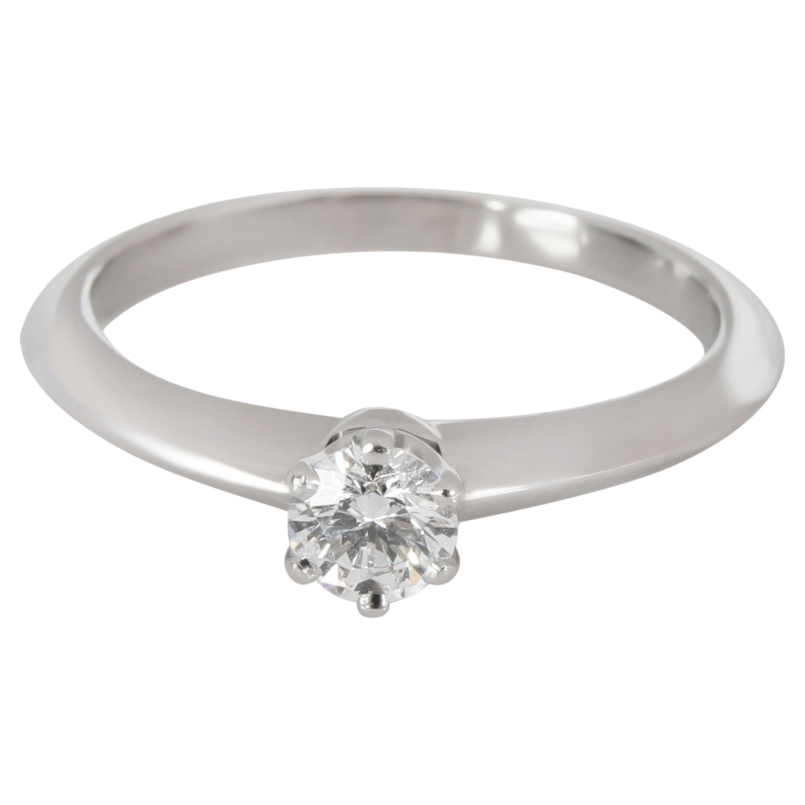 Tiffany & Co. Diamond Engagement Ring in Platinum Platinum G VS1 0.26 CTW