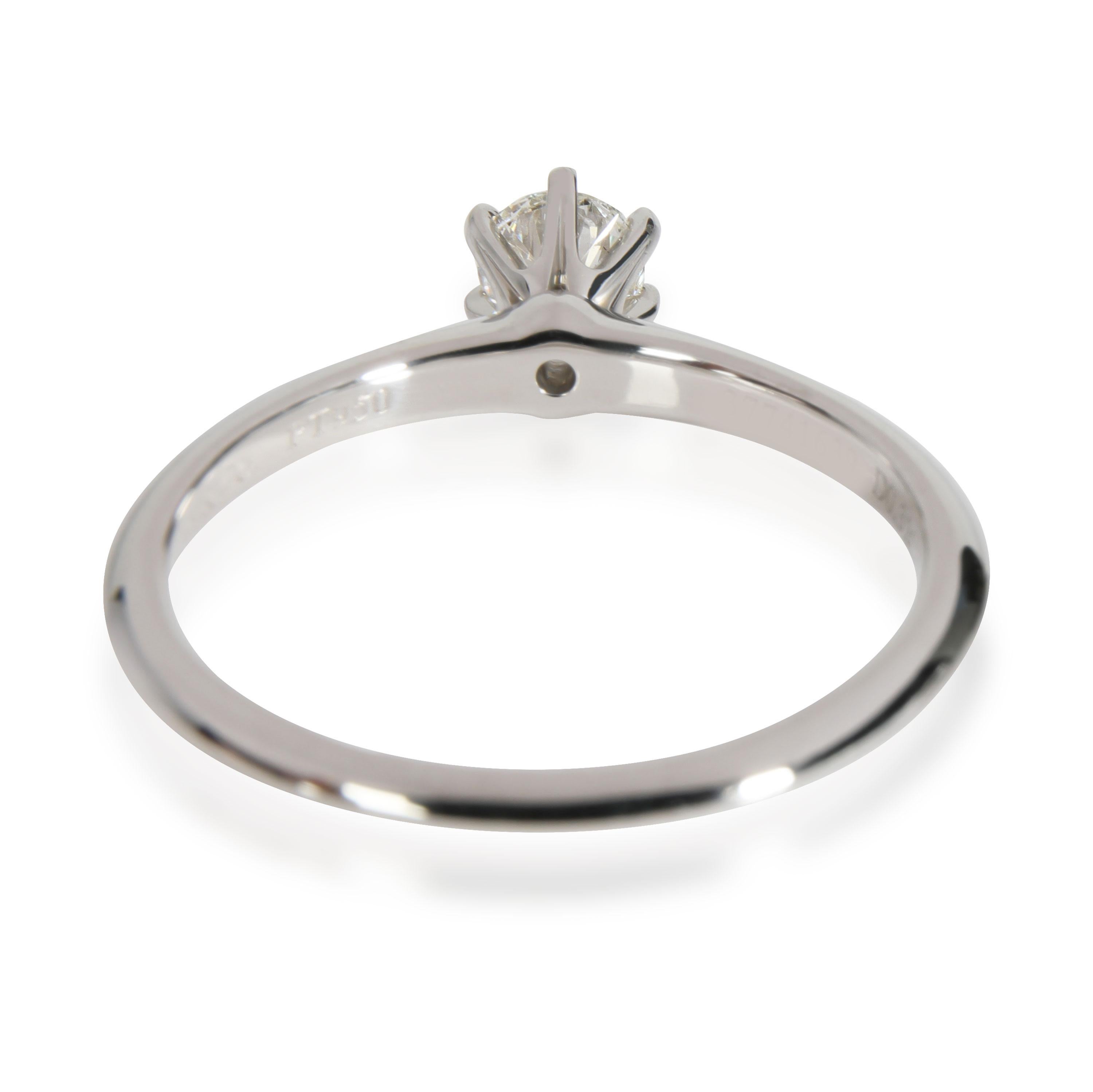 
Tiffany & Co. Diamond Engagement Ring in Platinum Platinum H VS1 0.32 CTW

PRIMARY DETAILS
SKU: 112096
Listing Title: Tiffany & Co. Diamond Engagement Ring in Platinum Platinum H VS1 0.32 CTW
Condition Description: Retails for 2730 USD. In