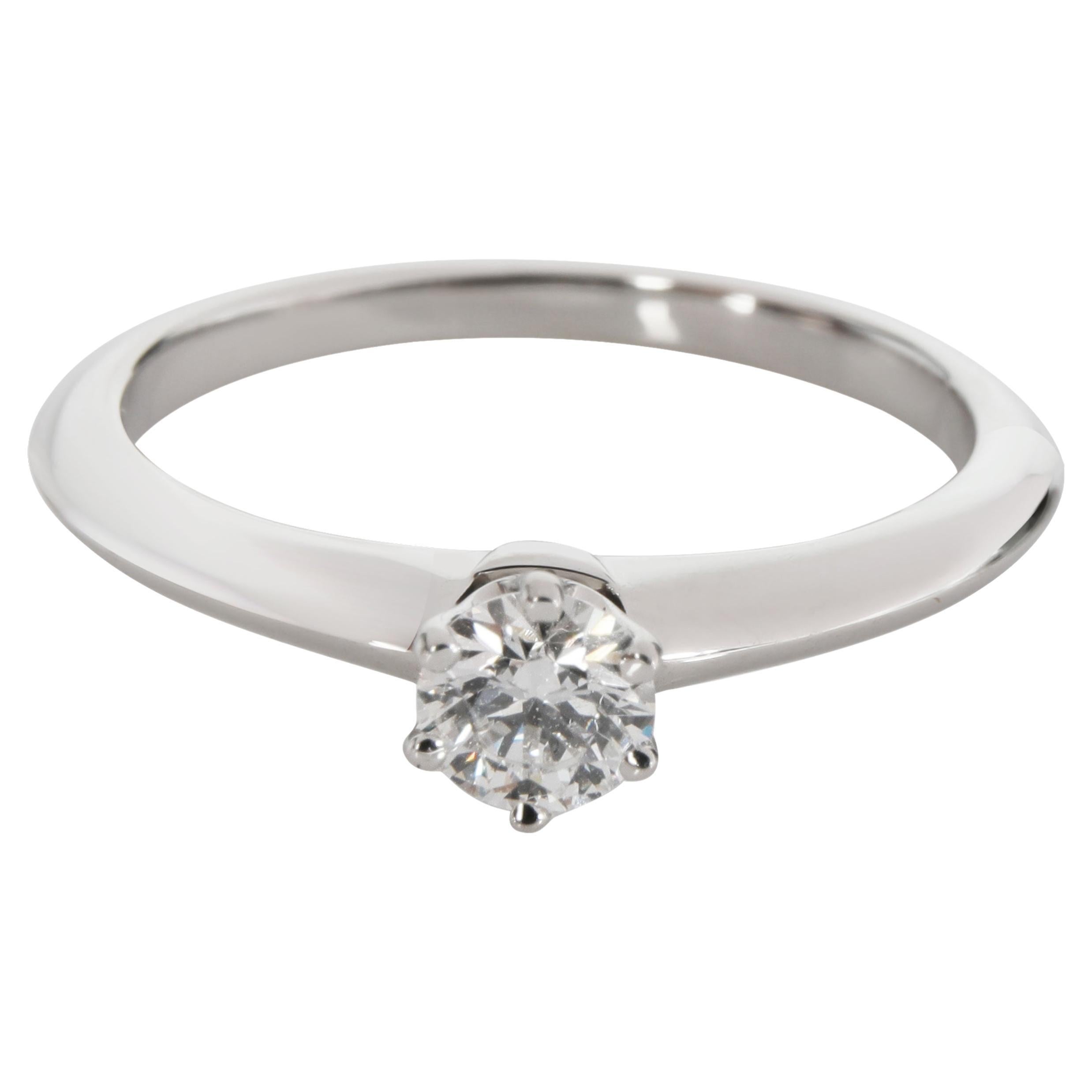 Tiffany & Co. Diamond Engagement Ring in Platinum Platinum H VS2 0.27 CTW