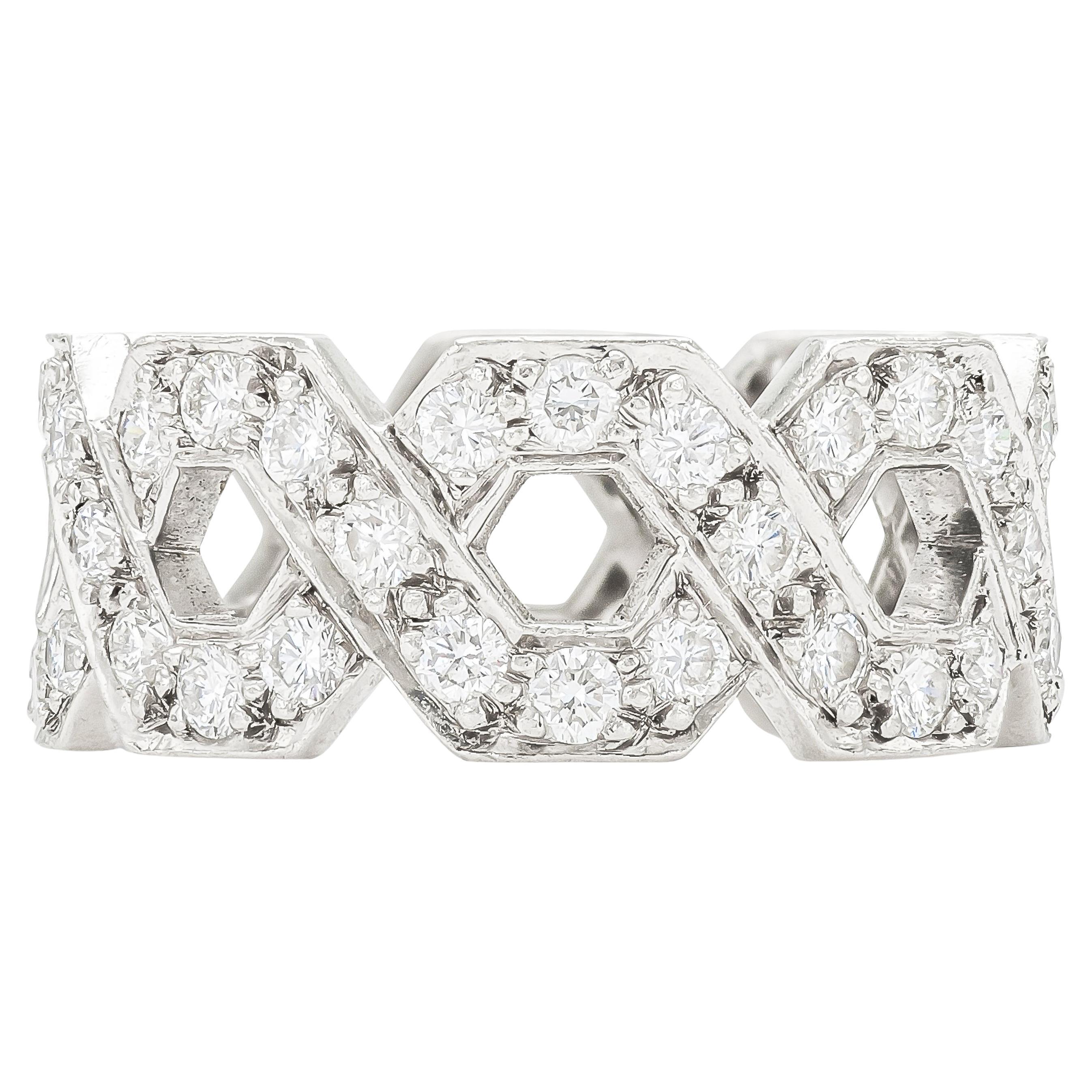 Tiffany & Co. Diamant Eternal Link Band im Angebot