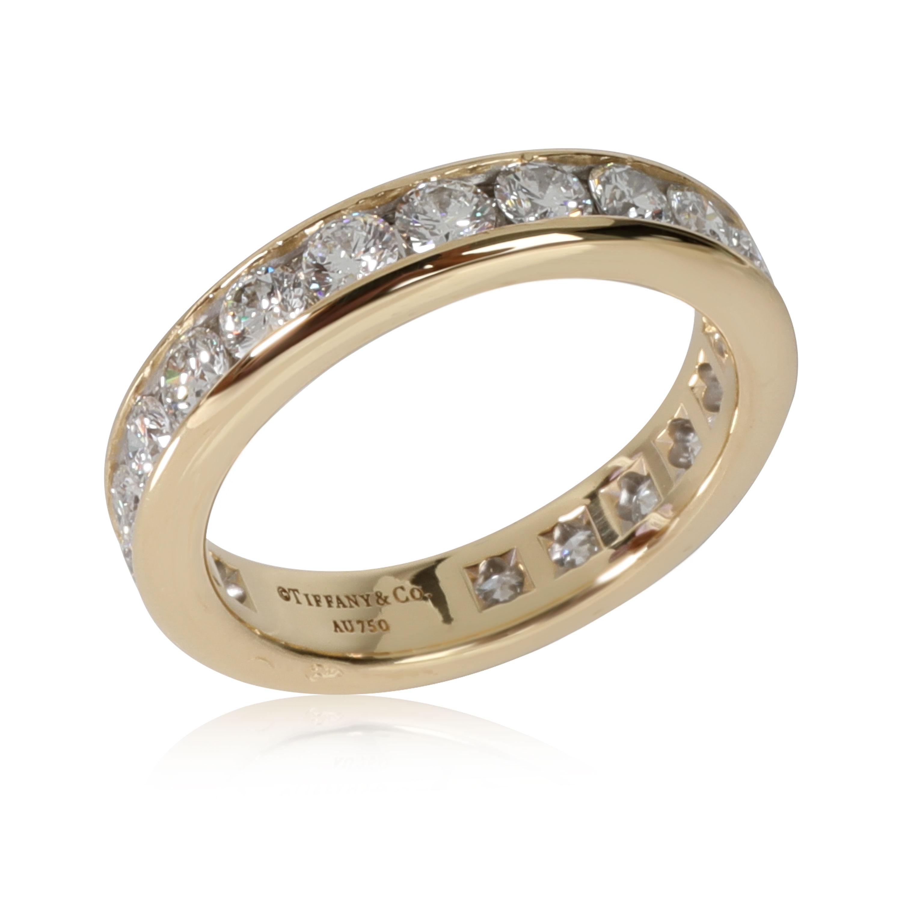 Women's Tiffany & Co. Diamond Eternity Band in 18K Yellow Gold 1.8 CTW