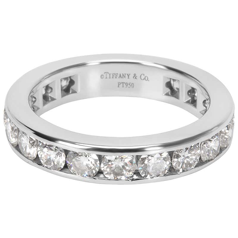 Tiffany and Co. Diamond Eternity Band in Platinum 1.80 Carat For Sale ...