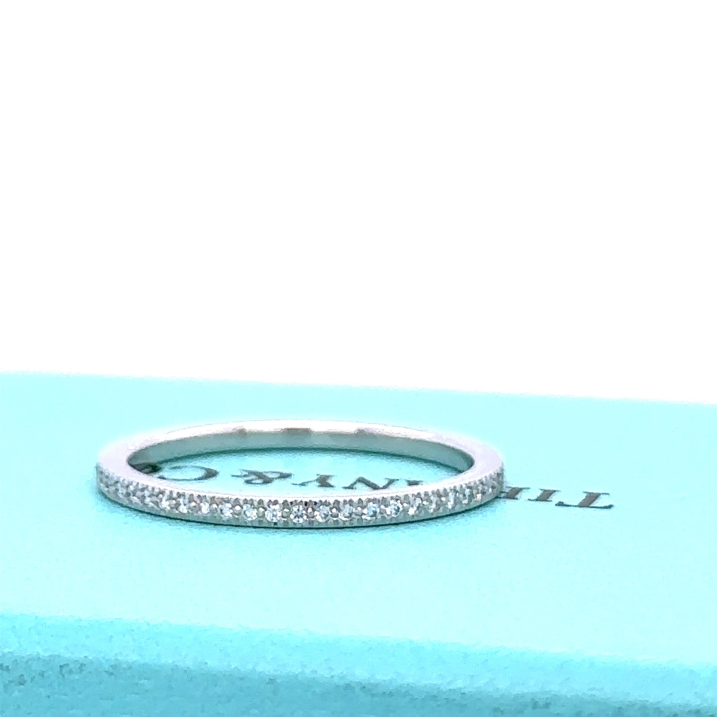 Tiffany & Co. Diamond Eternity Ring 0.35 Carat 4