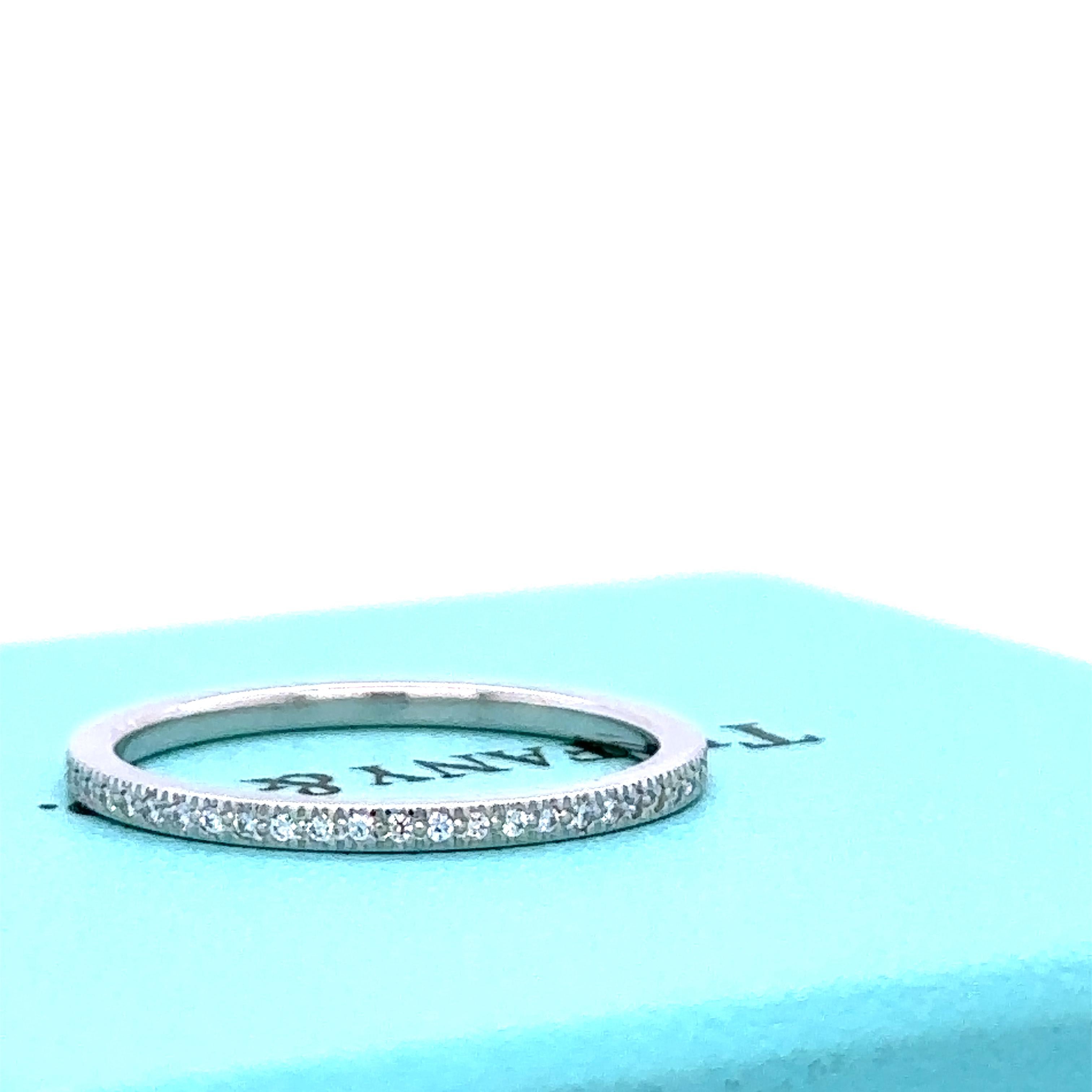 Tiffany & Co. Diamond Eternity Ring 0.35 Carat 5