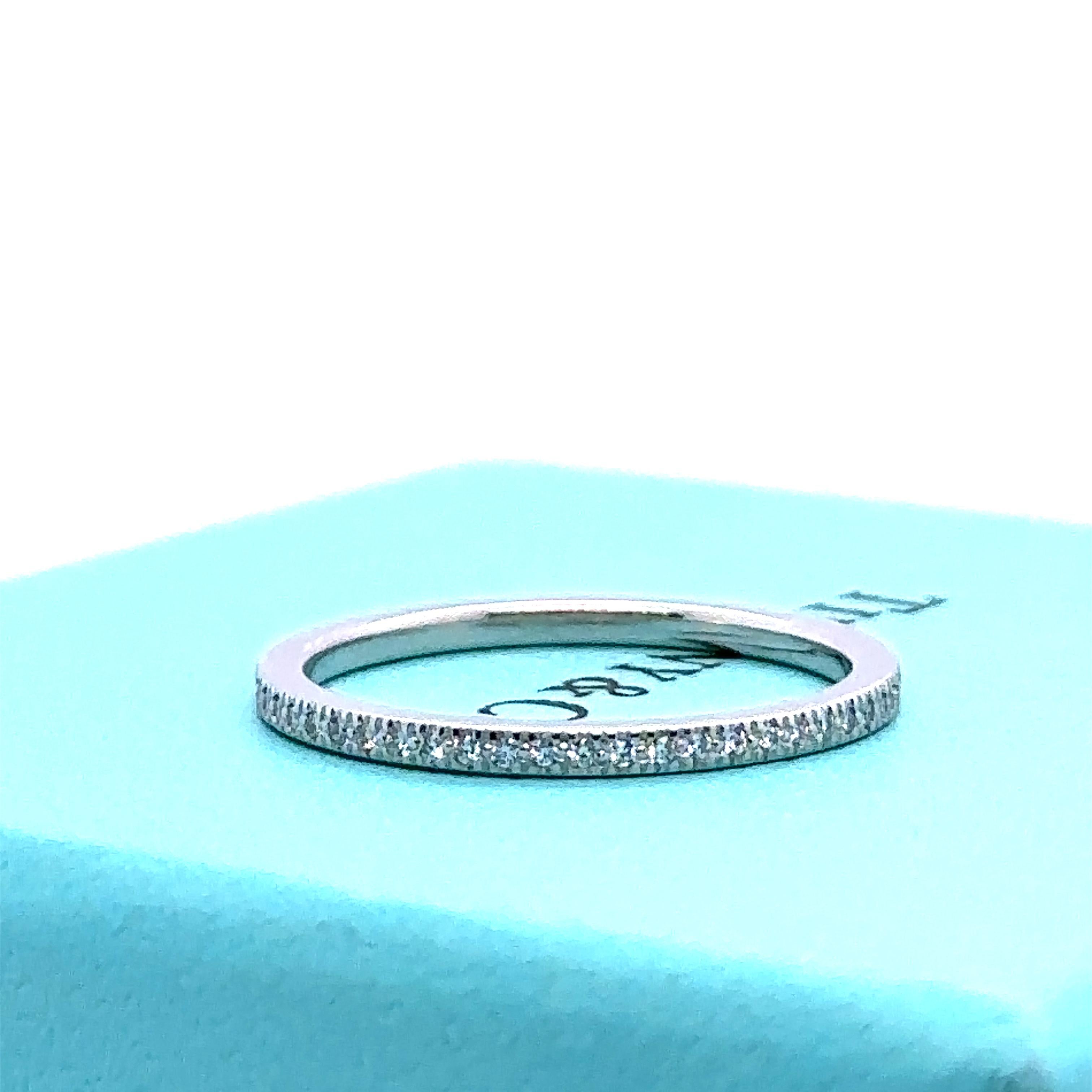 Tiffany & Co. Diamond Eternity Ring 0.35 Carat 6