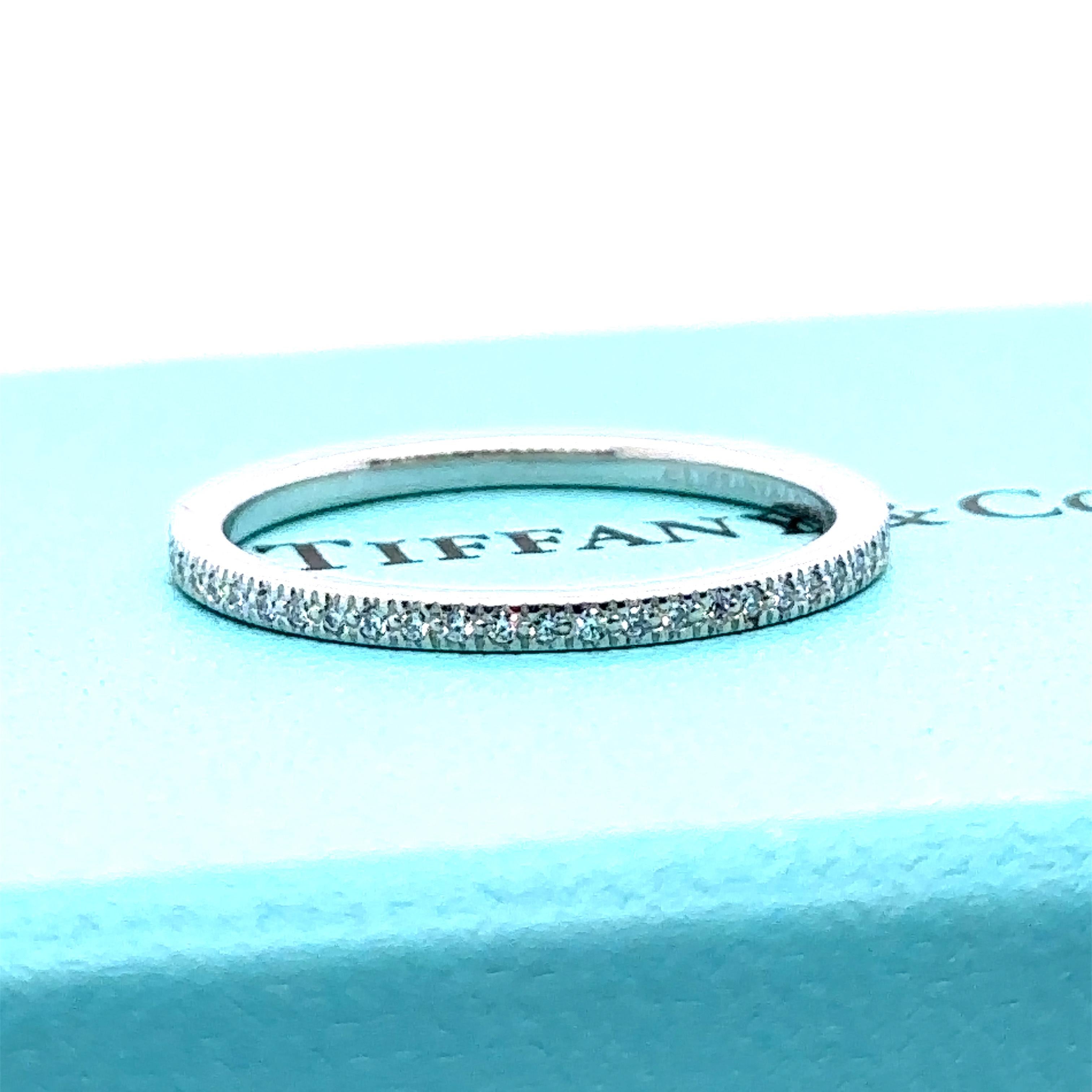 Women's Tiffany & Co. Diamond Eternity Ring 0.35 Carat