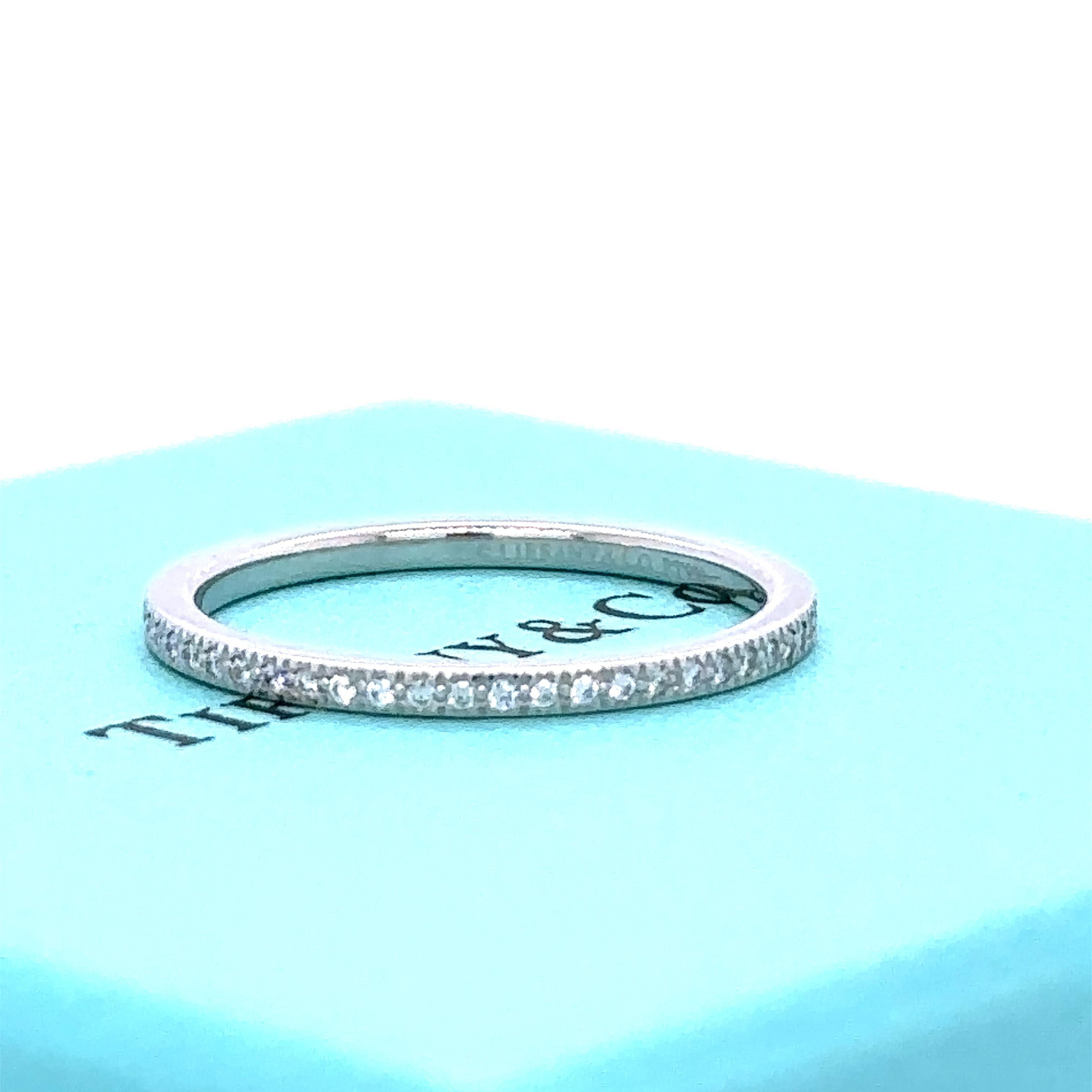 Tiffany & Co. Diamond Eternity Ring 0.35 Carat 1