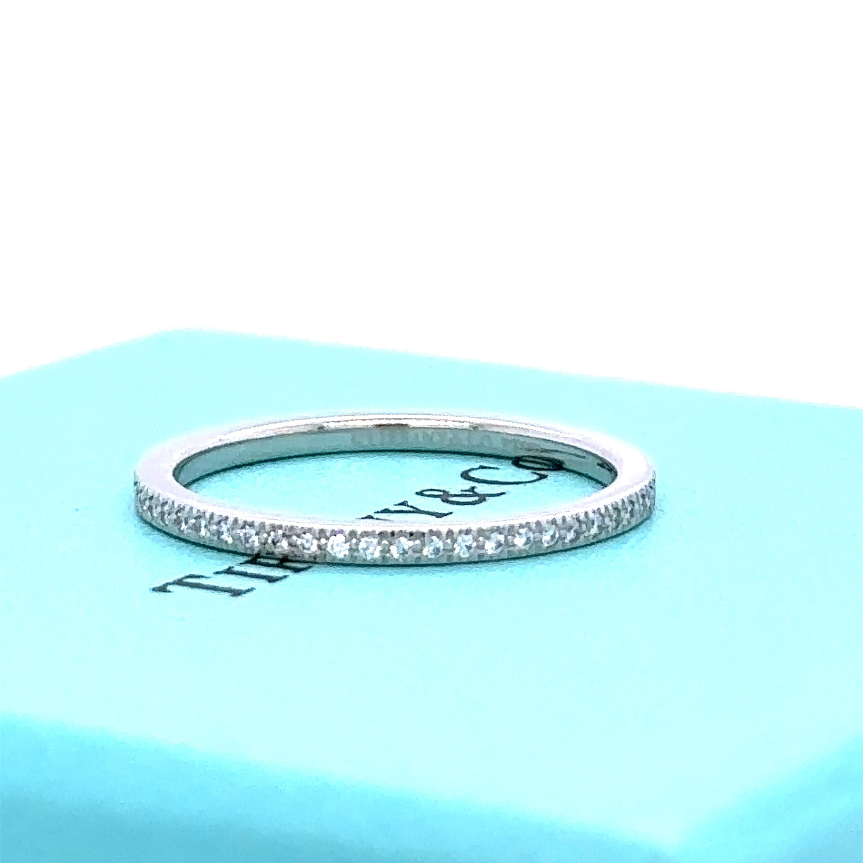 Tiffany & Co. Diamond Eternity Ring 0.35 Carat 2