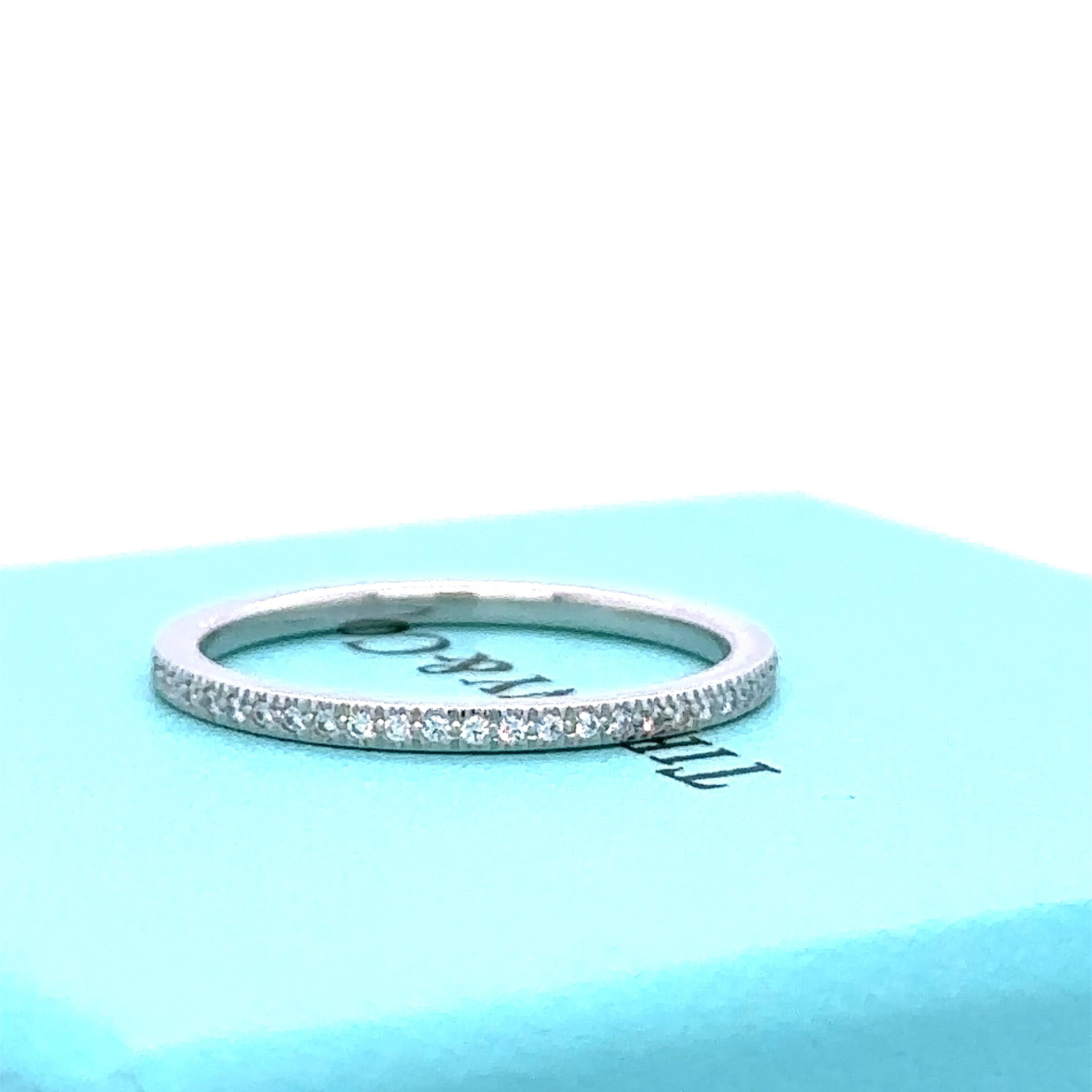 Tiffany & Co. Diamond Eternity Ring 0.35 Carat 3