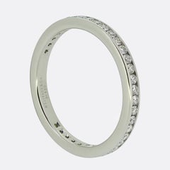 Tiffany & Co. Diamond Eternity Ring Size N (54)